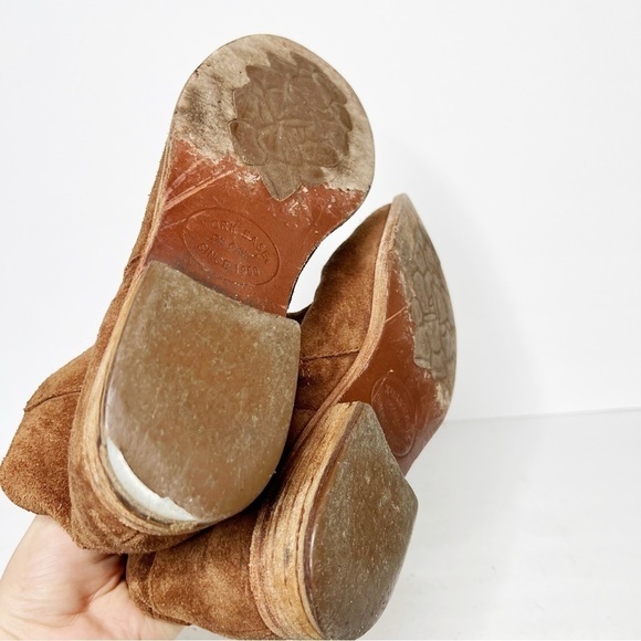 Kork-Ease Giba Ankle Suede Tan Brown Boots Booties Size 8 Women’s - Picture 5 of 8